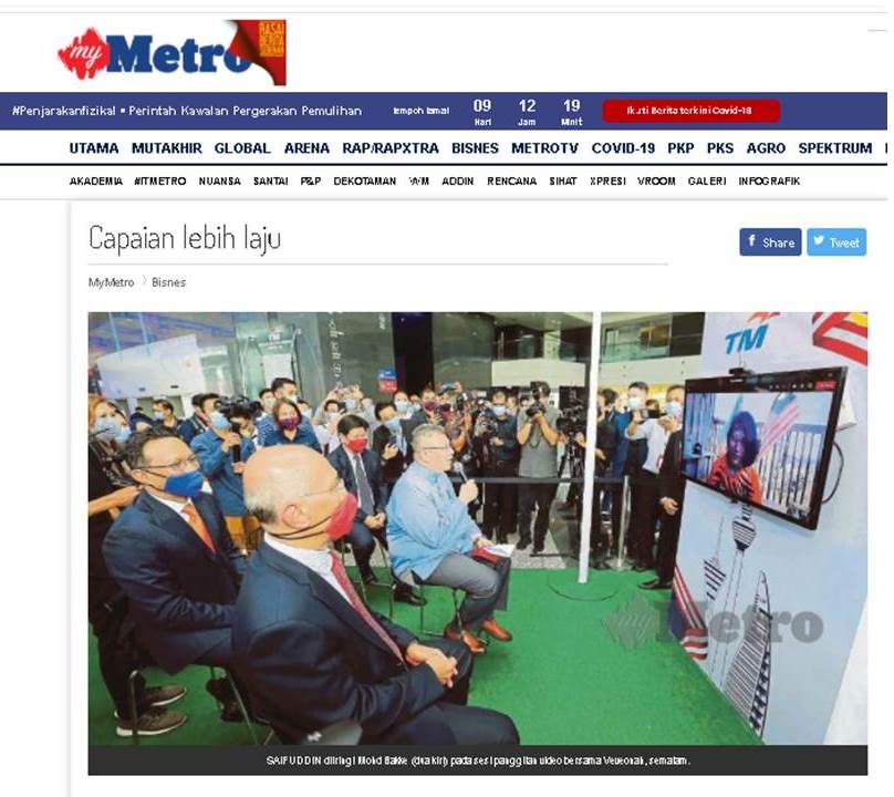 Fast Internet for Rural Area (FIRA) featured in Harian Metro!