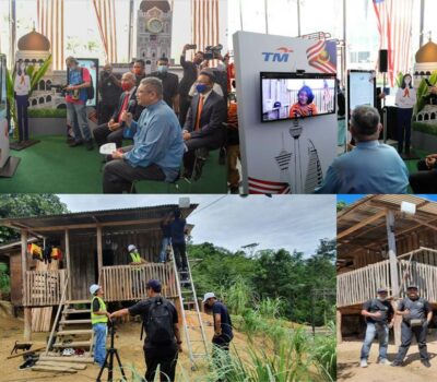 Video call to Veveonah Mosibin in Kampung Sapatalang, Pitas, Sabah