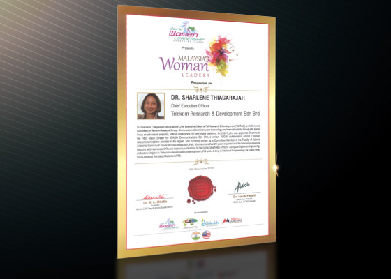 Malaysia’s Woman Leaders 2020 Accolade Award